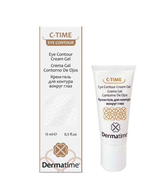 Крем-гель для контура вокруг глаз DERMATIME C-TIME Eye Contour Cream Gel, 15 мл