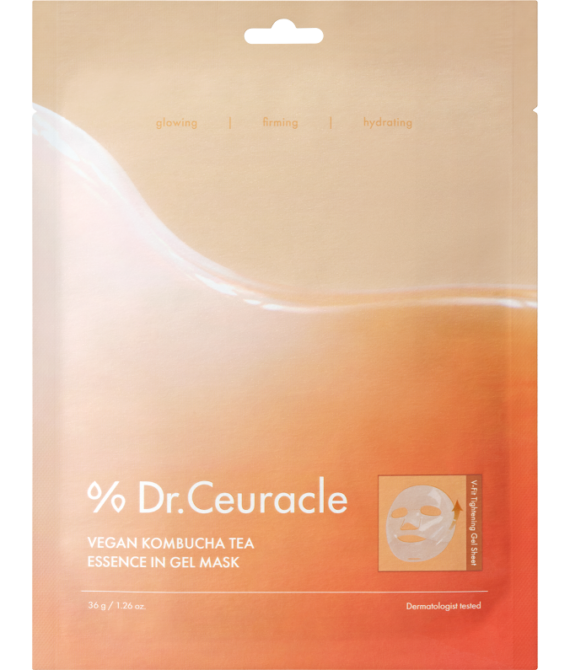 Веганская гидрогелевая маска-эссенция с комбучей Dr. Ceuracle, 36 гр х 5 шт