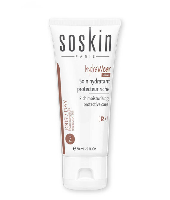 Крем увлажняющий, питательный для сухой кожи SOSKIN Hydrawear Cream — Rich moisturising protective care, 60 мл