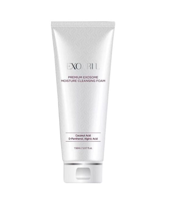 Очищающая пенка с экзосомами EXOARIL premium anti-wrinkle exosome moisture cleansing foam 150 ml