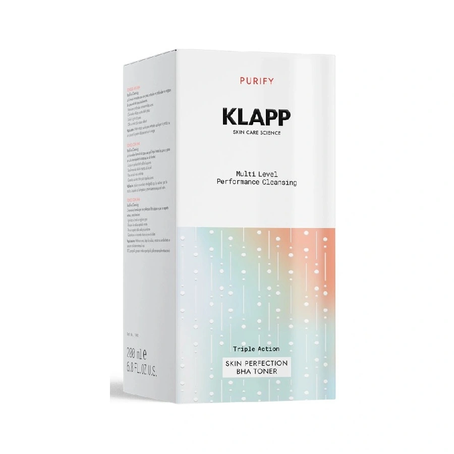Тоник для лица KLAPP Purify MLP Cleansing Skin Pefection BHA Toner, 200 мл