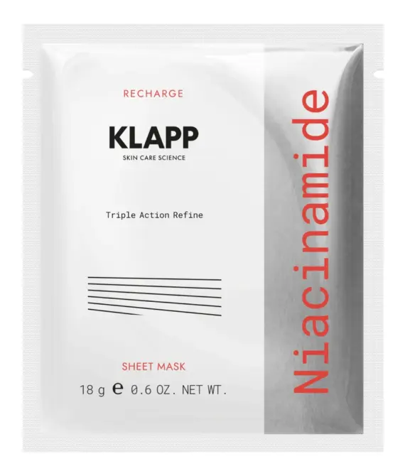 Маска для лица KLAPP NIACINAMIDE Sheet, 1 шт