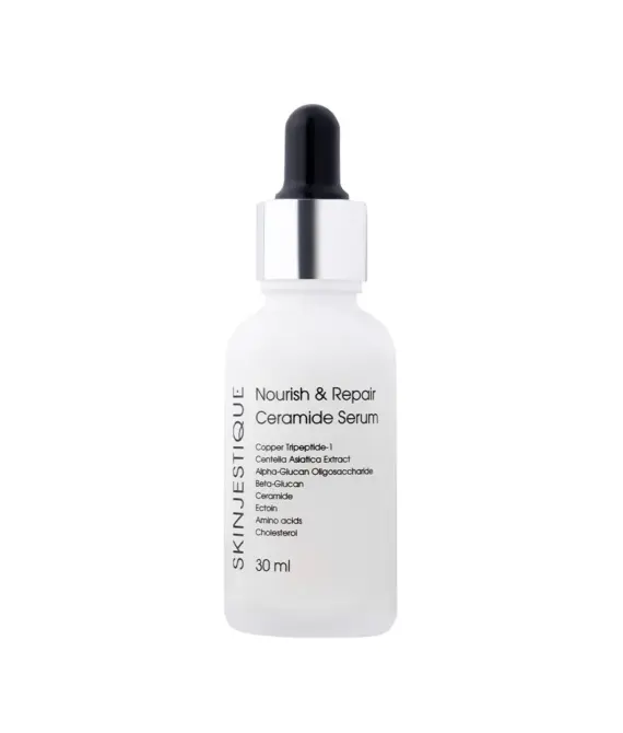 Восстанавливающая сыворотка с керамидами и трипептидом меди Skinjestique Nourish & Repair Ceramide Serum, 30 мл