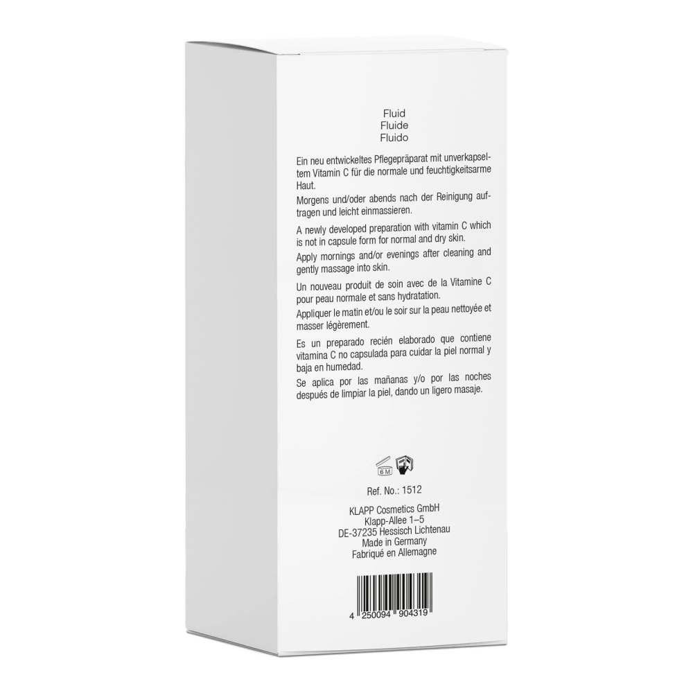 Витаминная эмульсия для лица с витамином С KLAPP C PURE Fluid, 50 мл