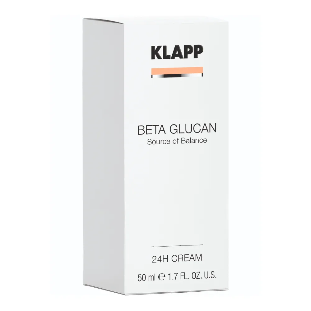 Крем-уход успокаивающий для чувствительной кожи лица KLAPP ß-BETA GLUCAN 24h, 50 мл