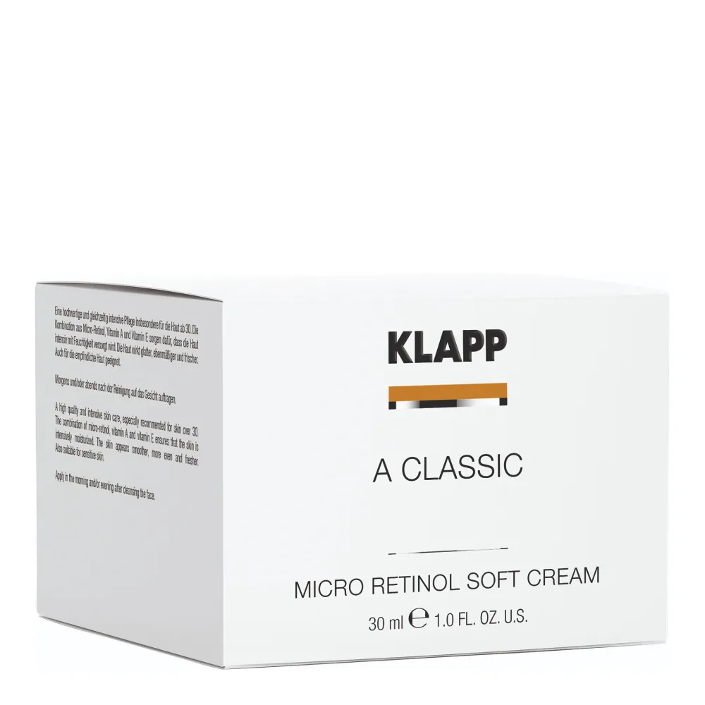 Крем-флюид для лица Микроретинол KLAPP A CLASSIC Micro Retinol Soft Cream, 30 мл