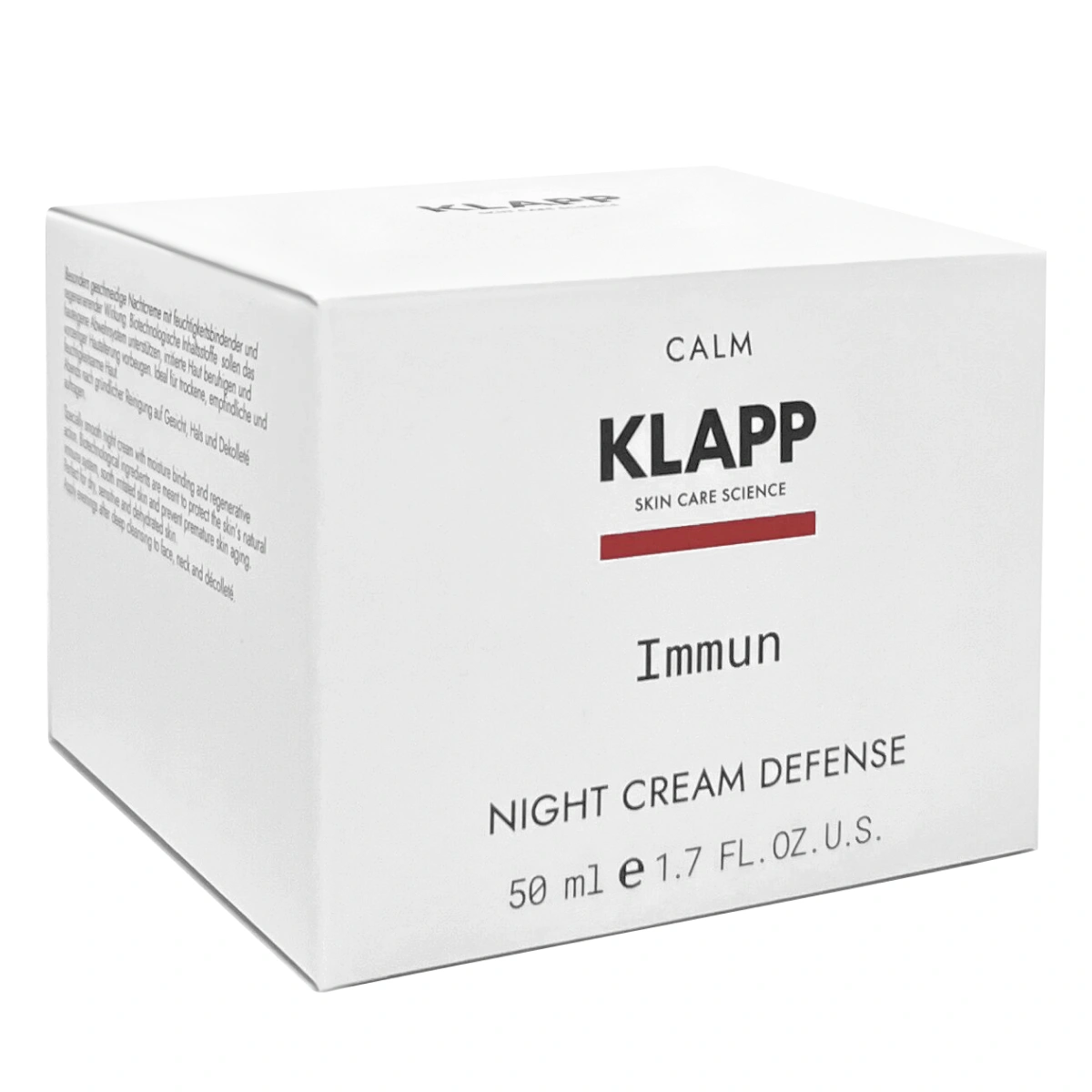 Крем для лица ночной KLAPP IMMUN Night Cream Defense, 50 мл