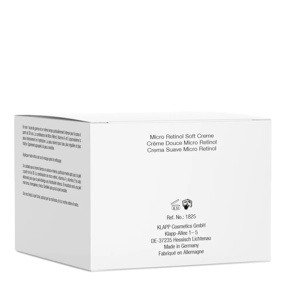Крем-флюид для лица Микроретинол KLAPP A CLASSIC Micro Retinol Soft Cream, 30 мл