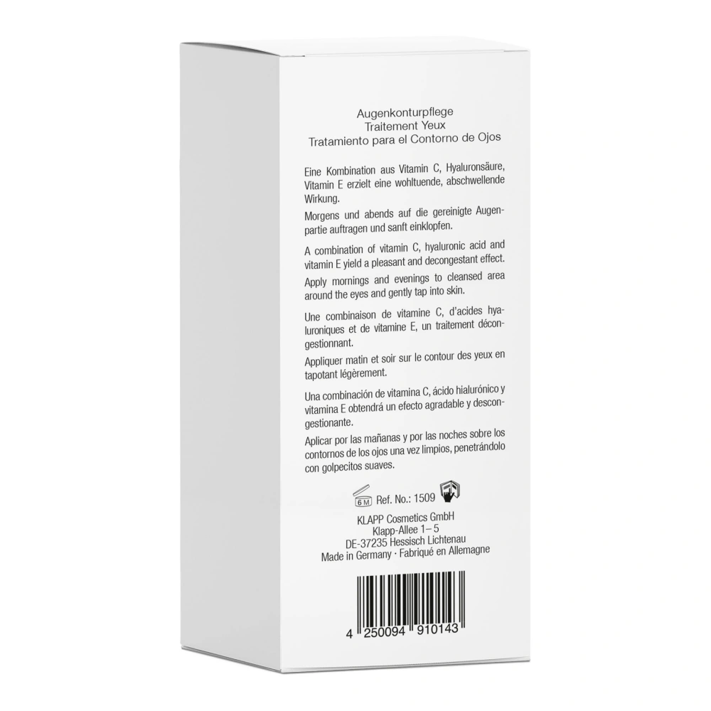 Крем для кожи вокруг глаз KLAPP C PURE Eyezone Treatment, 15 мл