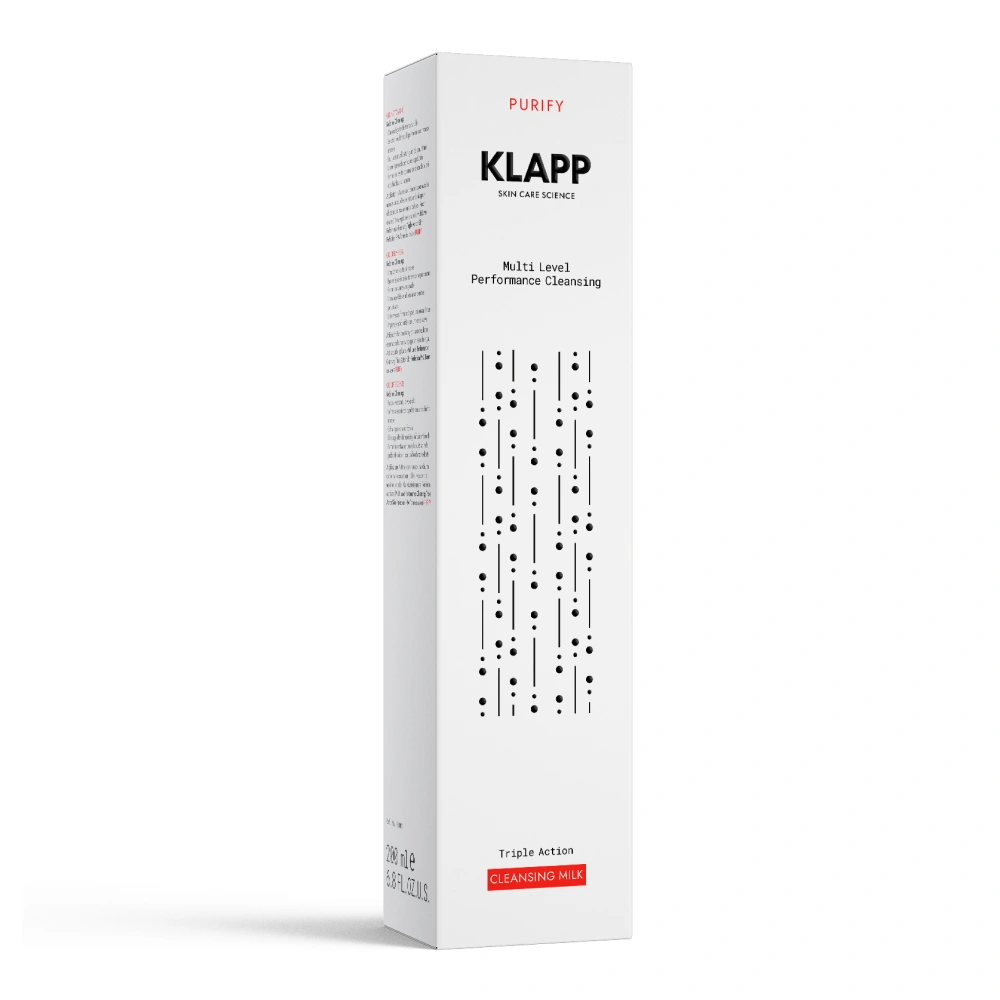 Молочко для лица очищающее KLAPP CORE Purify Multi Level Performance Cleansing, 200 мл