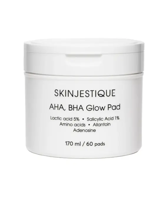 Кислотные пэды для сияния Skinjestique AHA, BHA Glow Pad, 60 шт