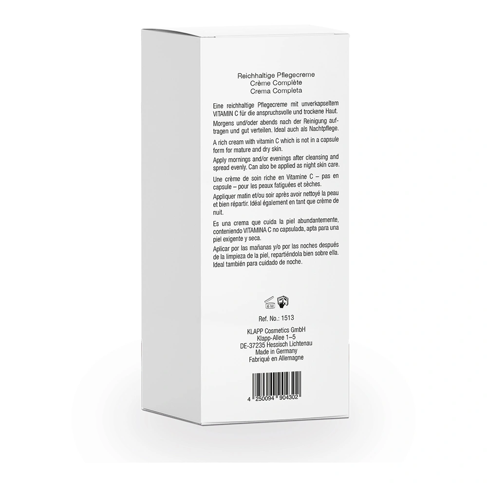 Витаминный крем для лица с витамином С KLAPP C PURE Cream Complete, 50 мл