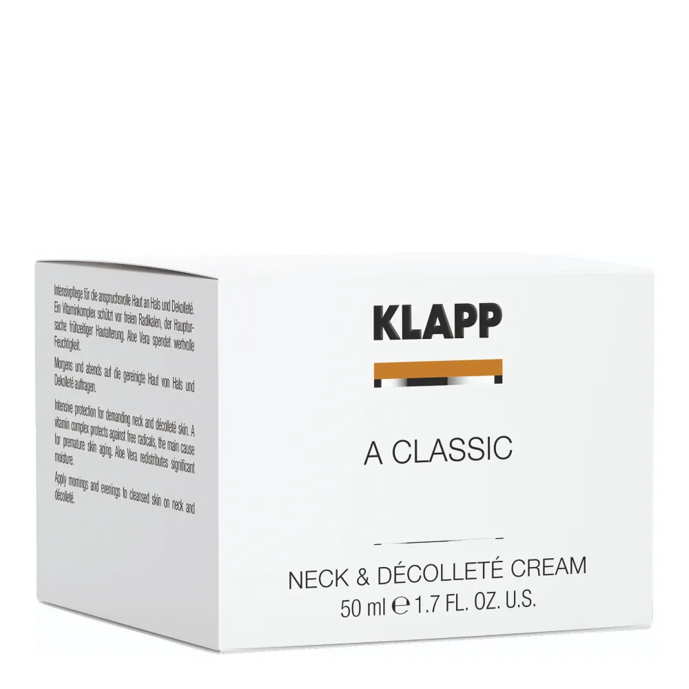 Крем для шеи и зоны декольте KLAPP A CLASSIC Neck & Decollete Cream, 50 мл