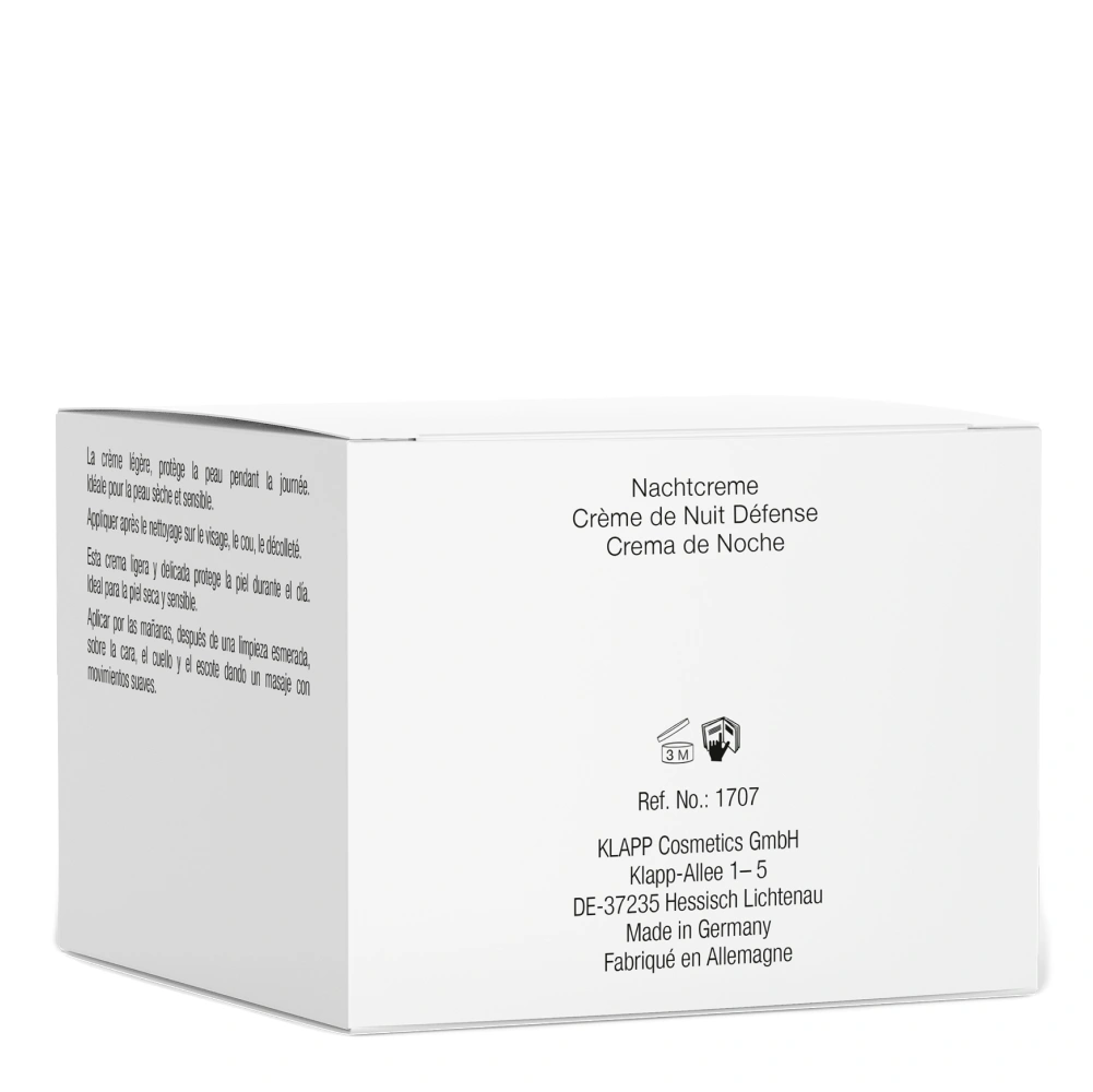 Крем для лица ночной KLAPP IMMUN Night Cream Defense, 50 мл