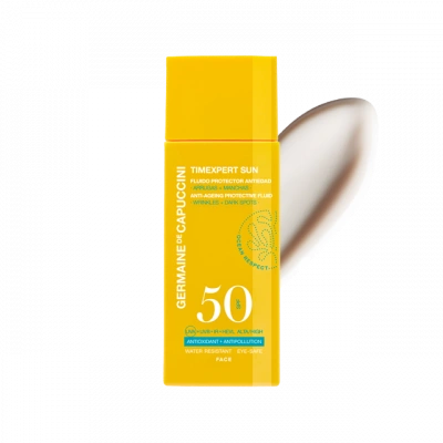 Эмульсия солнцезащитная антивозрастная для лица SPF50 Germaine de Capuccini TimExpert Sun Anti-Ageing Protective Fluid SPF50, 50 мл