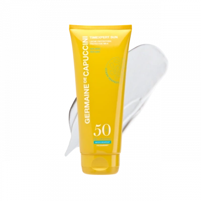 Эмульсия солнцезащитная для лица и тела SPF50 Germaine de Capuccini TimExpert Sun Protective Milk SPF50, 200 мл