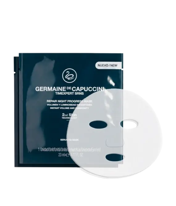 Маска восстанавливающая (тканевая) Germaine de Capuccini TimExpert SRNS Repair Night Progress Mask, 2 шт