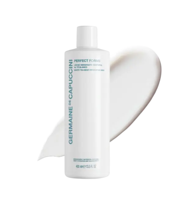Молочко для тела с экстрактом белого чая и маслом карите Germaine de Capuccini Perfect Forms White Tea Body Hydrating Milk, 400 мл
